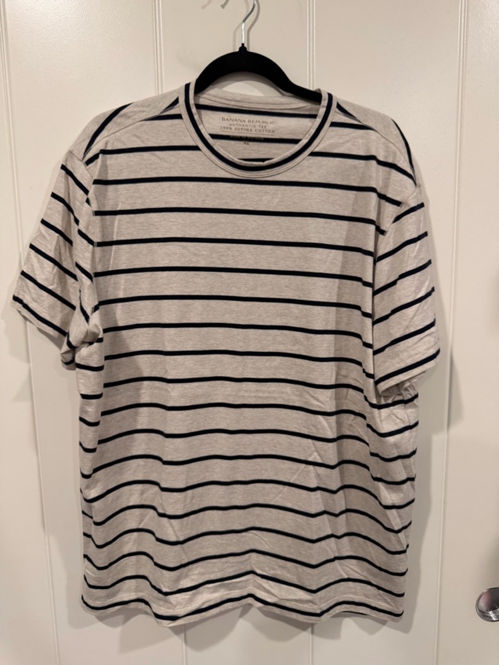 Banana Republic Men’s Striped Crew Neck T-Shirt